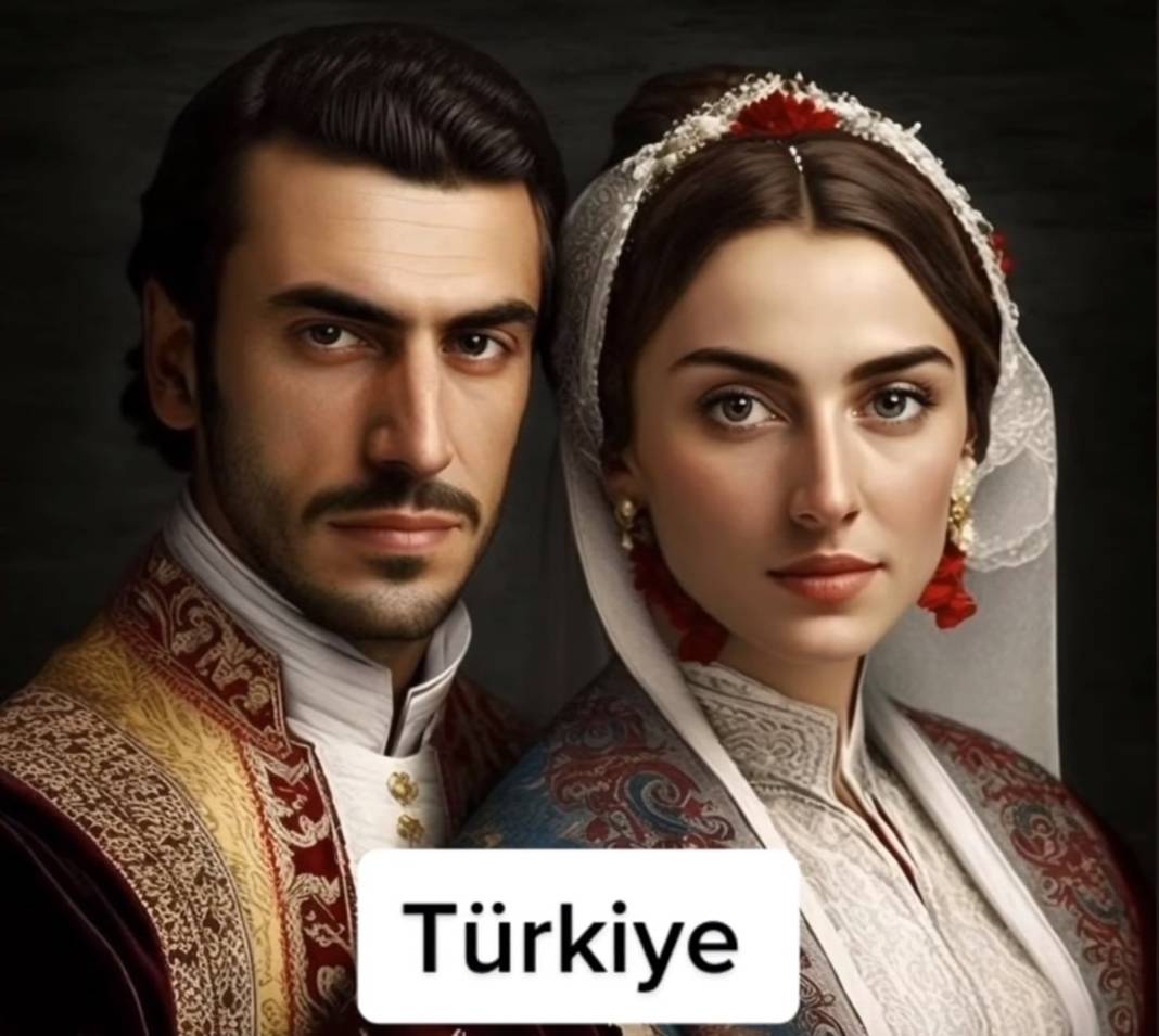 Yapay zekaya sordular, resmetti: İşte Türkiye dahil yapay zekaya göre gelin ve damat olarak ülkeler... 28